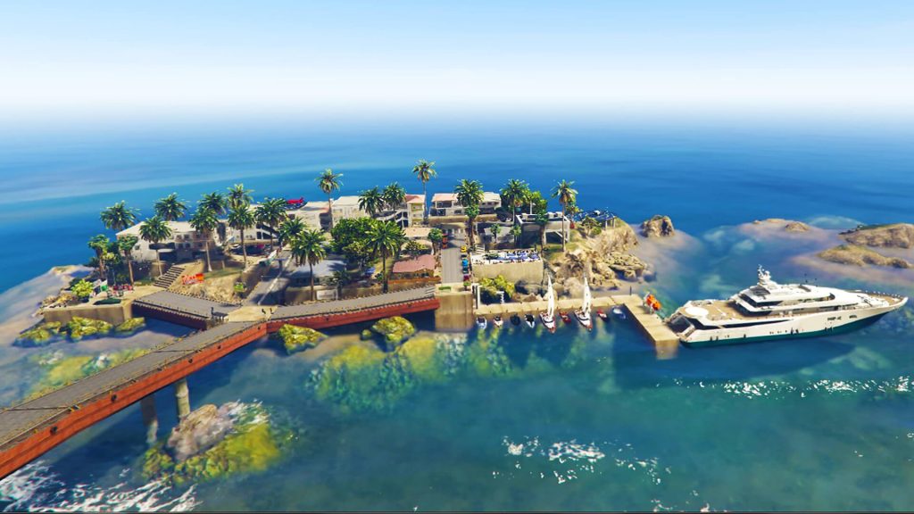 دانلود جزیره بسیار زیبا برای GTA V